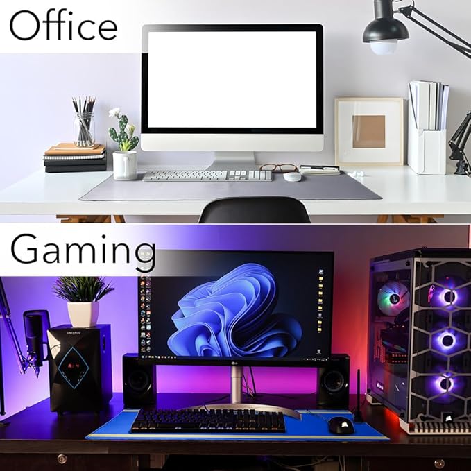 Southeastern Oklahoma State Savage Storm Primary Logo Stripes Large Gaming Mouse Pad Desk Mat with Stitched Edges Non-Slip Base for Gamer Home and Office 31.5 x 15.7