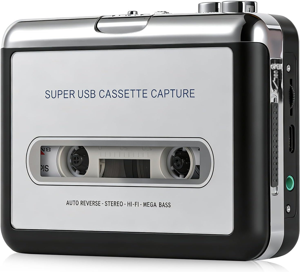 Gxyamen Cassette Cassette MP3 Tape Player Recorder, to Converter with Software, Compatible with Laptops and Personal