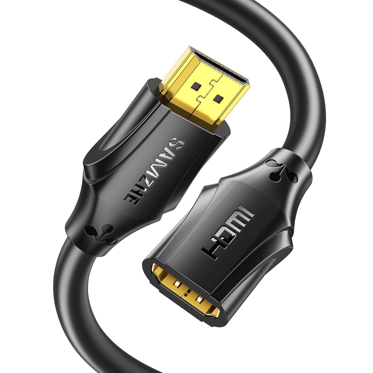 8K 3.3FT/1M 2.1, 8K@60hz 4K@120hz 48Gbps PS5/4 SAMZHE HDMI Extension Cable HDMI Extender HDMI Male to Female