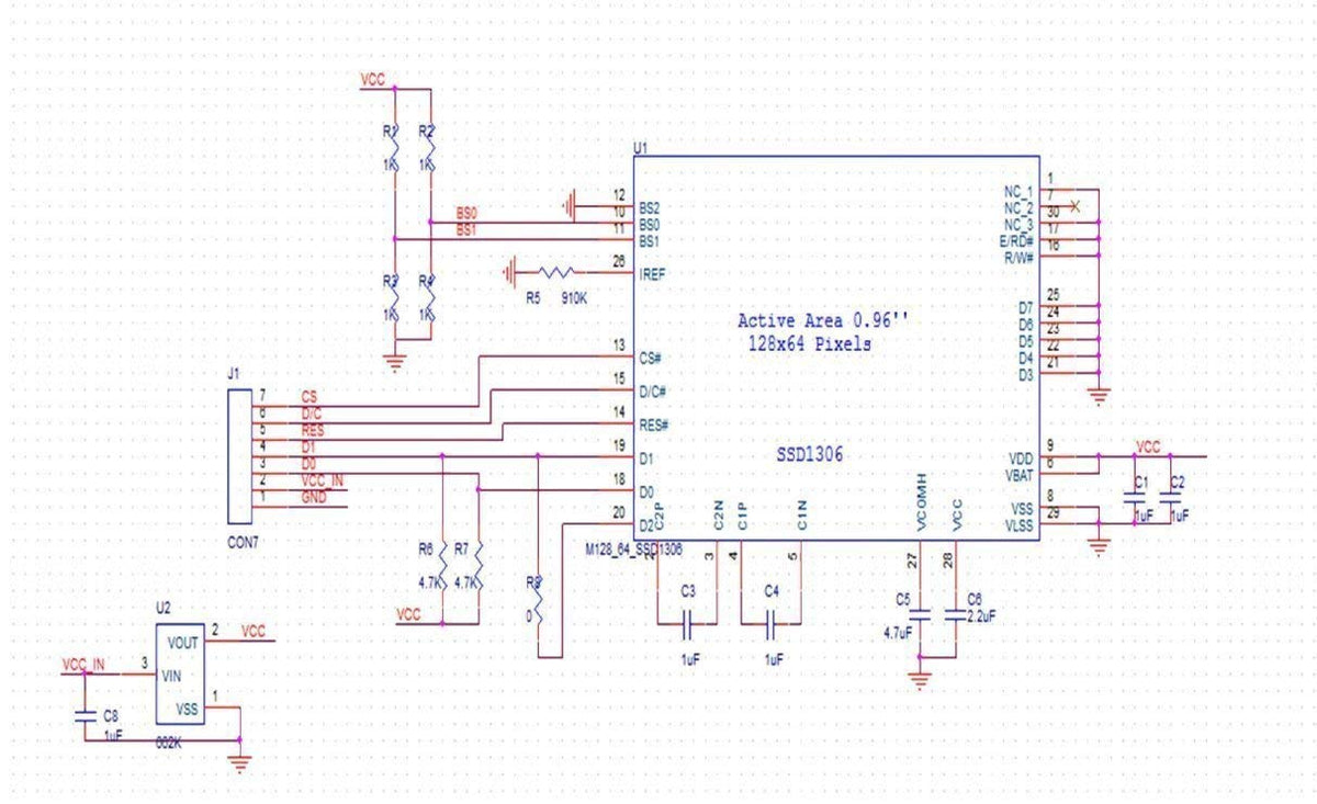 HiLetgo 0.96" SSD1306 I2C 128X64 4 IIC SPI Serial OLED LCD Display Pin Font Color Yellow Blue