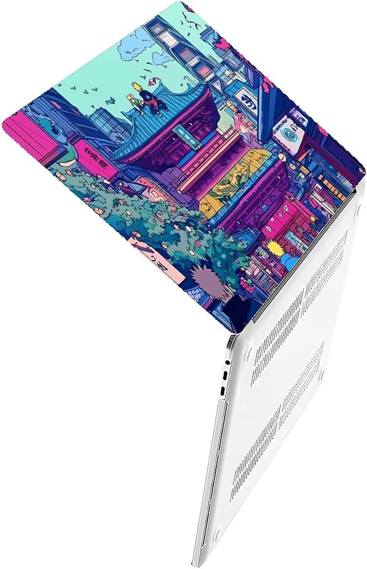 Compatible with MacBook Air 13.3 13.6 Inch Case 2022 2021 2020 2019 Plastic Hard Shell Case Cover,13.6 Air (A2681) M2 2022, Traditional Japanese Architecture