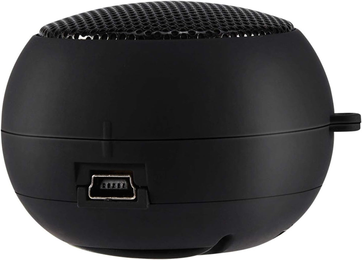 ciciglow 3.5mm MP3, MP4, MP5, 2.0 2.0 1.5in Travel Speaker, Mini Portable Audio Jack Speaker with USB Charging Cable