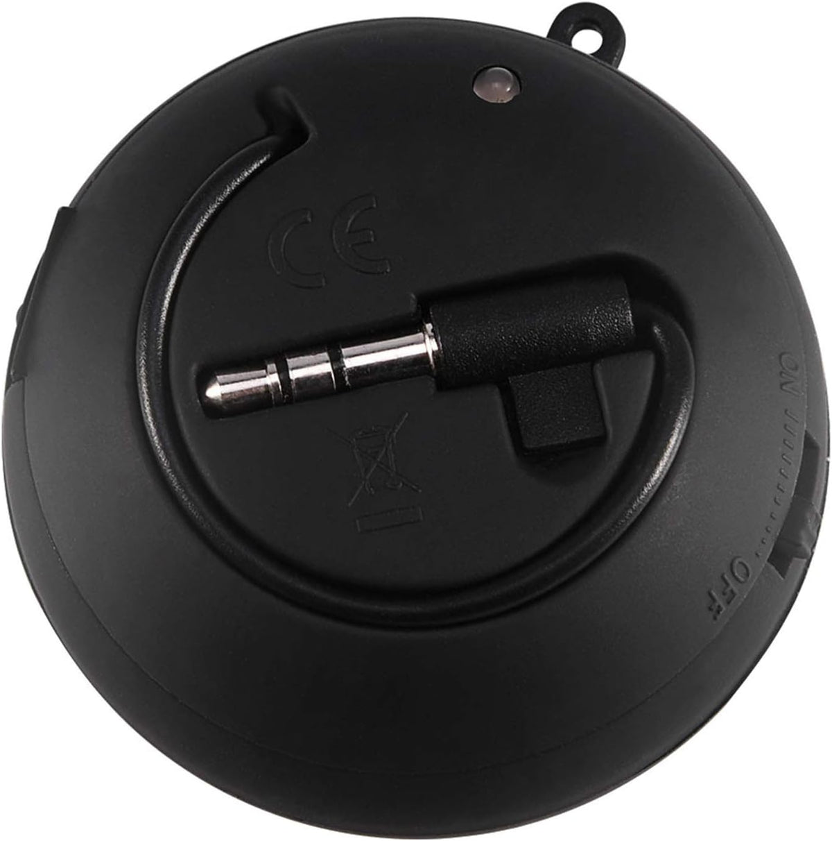 ciciglow 3.5mm MP3, MP4, MP5, 2.0 2.0 1.5in Travel Speaker, Mini Portable Audio Jack Speaker with USB Charging Cable
