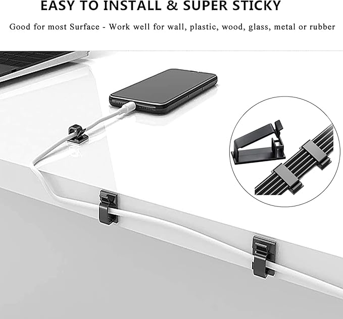 N NOROCME 192 PCS Cable Management Kit 4 Wire Organizer Sleeve