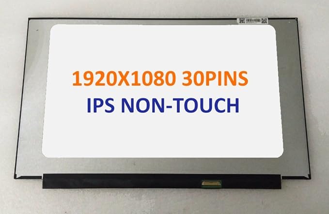 New LCD Replacement Screen 15.6 Inch N156HCA-EAA FHD 1920x1080 IPS 30 Pin Matte Compatible with N156HCA-EAB for Laptop/Display/Screen/LCD Application