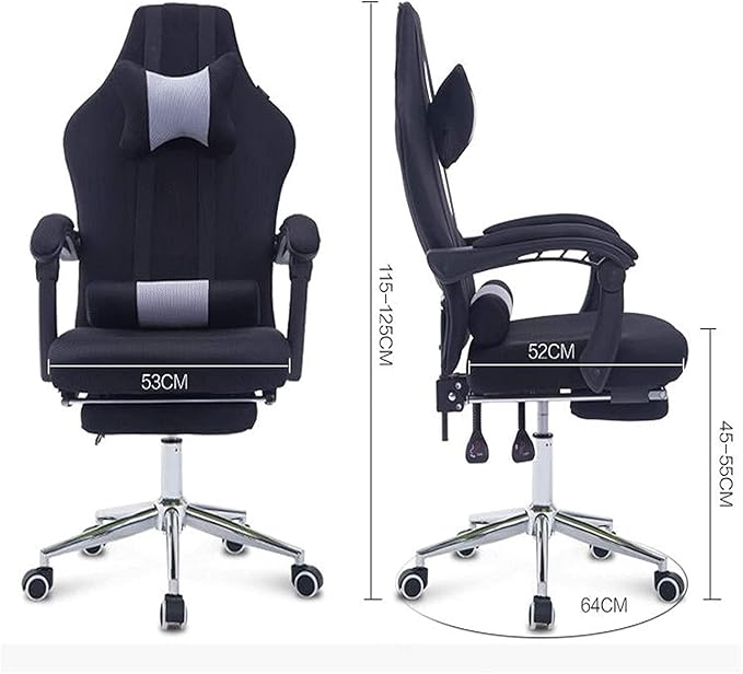 Office Chair Office Chair Ergonomic Recliner Gaming Chair Computer Chair Home Swivel Chair Mesh Seat Office Desk Chair Chair (Color : Green Size : One Size) Needed