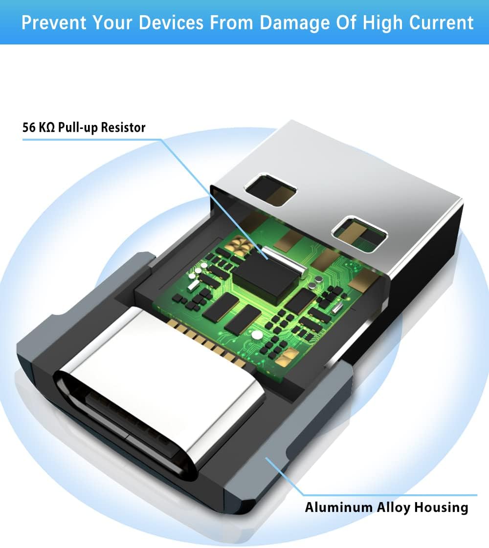 Elebase for Samgsung S25 USB to USBC Adapter with Type C OTG Adaptor 4P,USBA Male to C Female Converter for Galaxy S24 S23 Plus Ultra FE,Z Fold Flip 7 6,Galaxy Tab S10 S9,Google Pixel 9 8,AirPods 4