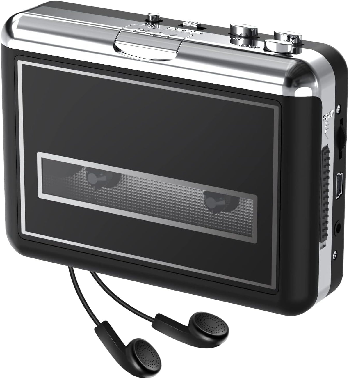Cassette Cassette MP3 Player - Compact Tape Player Portable Recorder with Earphone-Convert Audio Music to Digital
