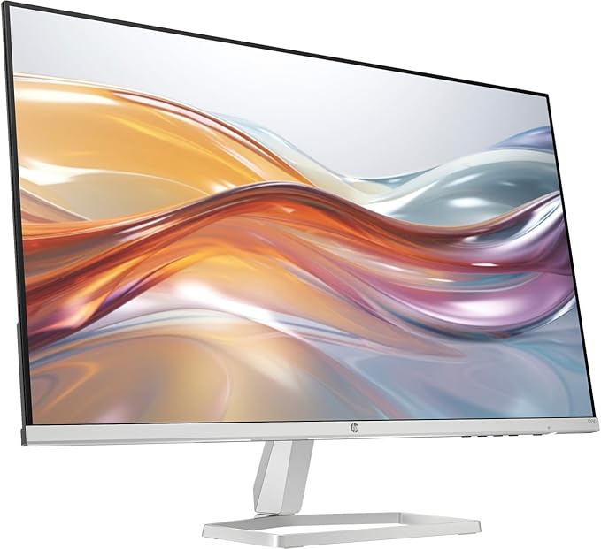 HP Series 5 527sf Monitor (Replaces Model M27h) 94F44AA#ABA with Docztorm Dock 27 FHD (1920x1080) Display 2X HDMI 1x VGA Flicker-Free Ideal for Home &amp Business Black/Silver (2026 Latest Mod