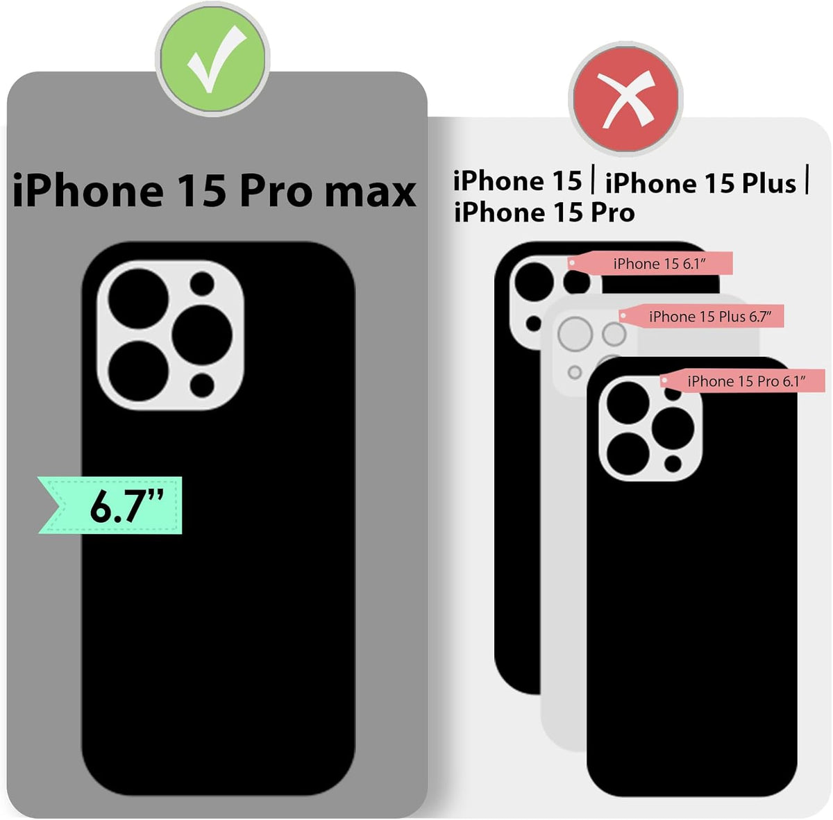 ZVE Wallet Case iPhone 15 Pro Max, Phone Case with Card Holder Wrist Strap, RFID Blocking Zipper Leather Gift Cover for Women for iPhone 15 Pro Max, 6.7"(2023) - Rose Gold