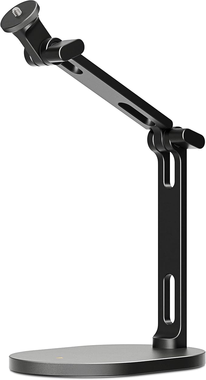 Rode PodMic Dynamic Broadcast Microphone with Rode Desk Stand 2 (DS2) XLR Cable and StreamEye Polishing Cloth