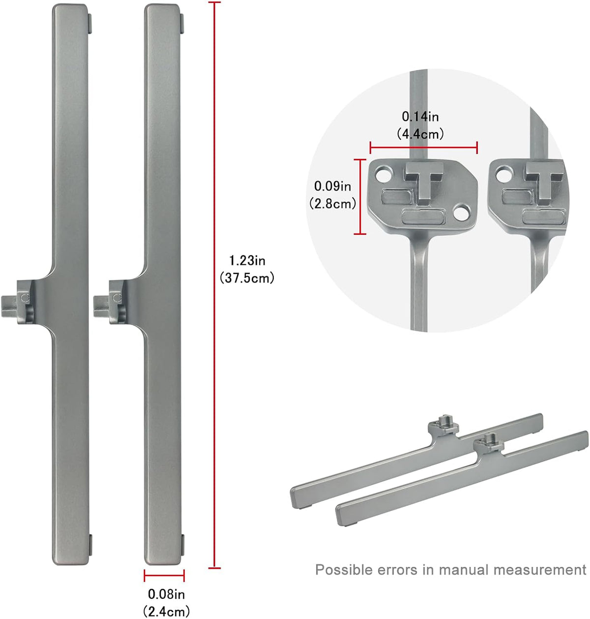 Beyution 75U6H Base Stand Legs fit for Hisense TV - Replacement TV Legs with Screws fit for Hisense TV - TV Stand Legs