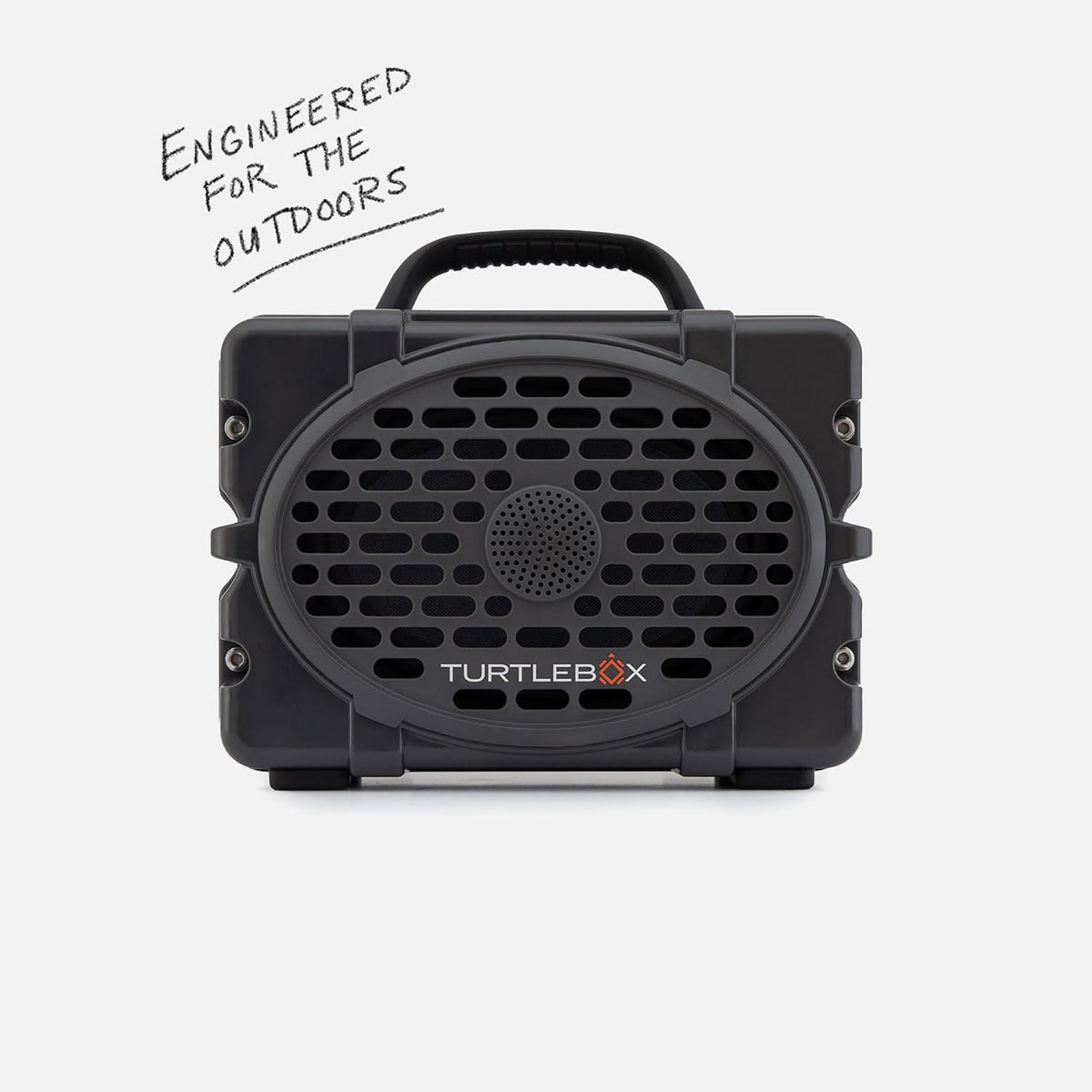 Turtlebox Original Gen 3: Portable Outdoor Bluetooth Speaker – Ultra-Loud (120dB), Waterproof (IP67), Rugged, Impact-Resistant, 3-Day Battery | Party Mode: Unlimited Pairing Stereo, Gray/Kelly Green