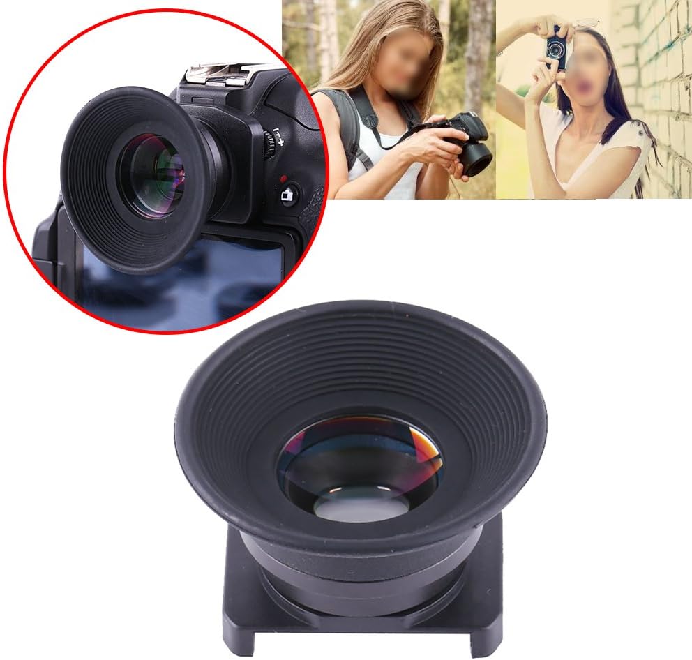 1.5X 6 Viewfinder Magnifier for DSLR Camera, Mounting Bases