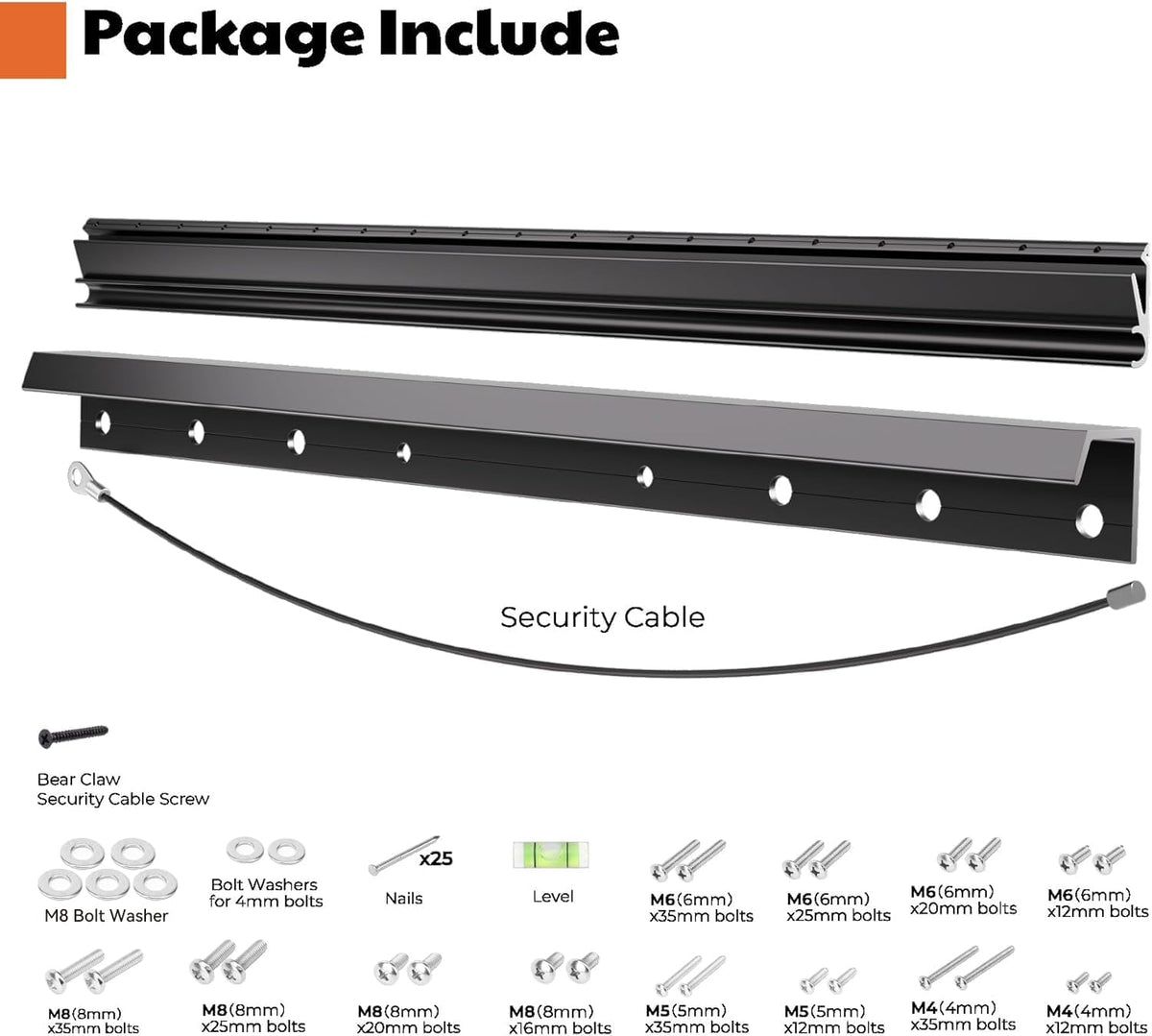 AENTGIU 26-55 inch Studless TV Wall Mount, Heavy Duty Drywall TV Bracket Hanger for Flat Screen TVs, No Stud, NO Drill