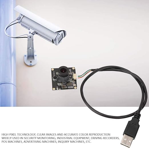 USB Camera Module HBV-1609 2 Million Pixels 120° Wide Angle Lens USB Camera Module with OV2643 Chip for Security Monitoring Industrial Equipment
