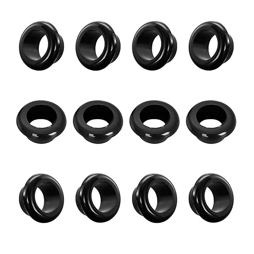 Qrity 20x Rubber Grommets ID 18mm Mount 22mm for Cable