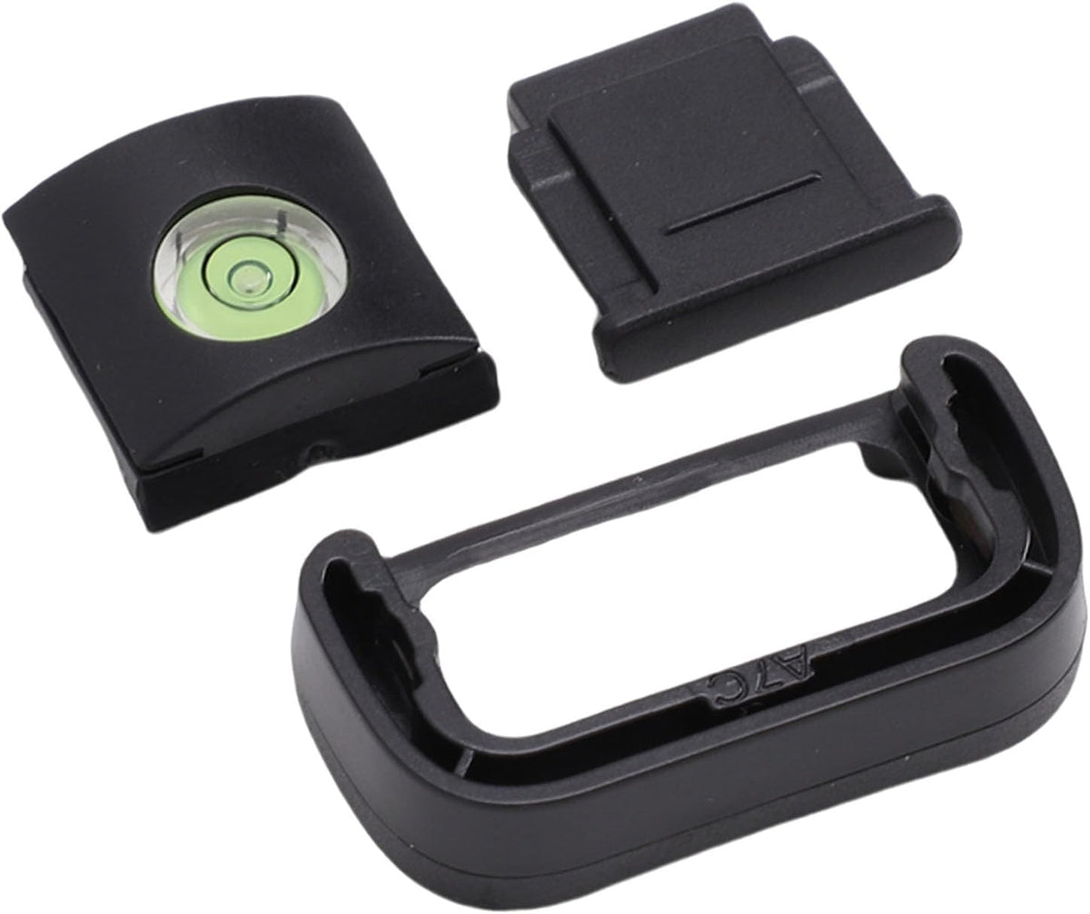 A7C Pomya Eyecup Viewfinder & Hot Shoe Cover with Bubble Level for Camera - Silicone Eye Cup, Protector Cap, AntiGlare