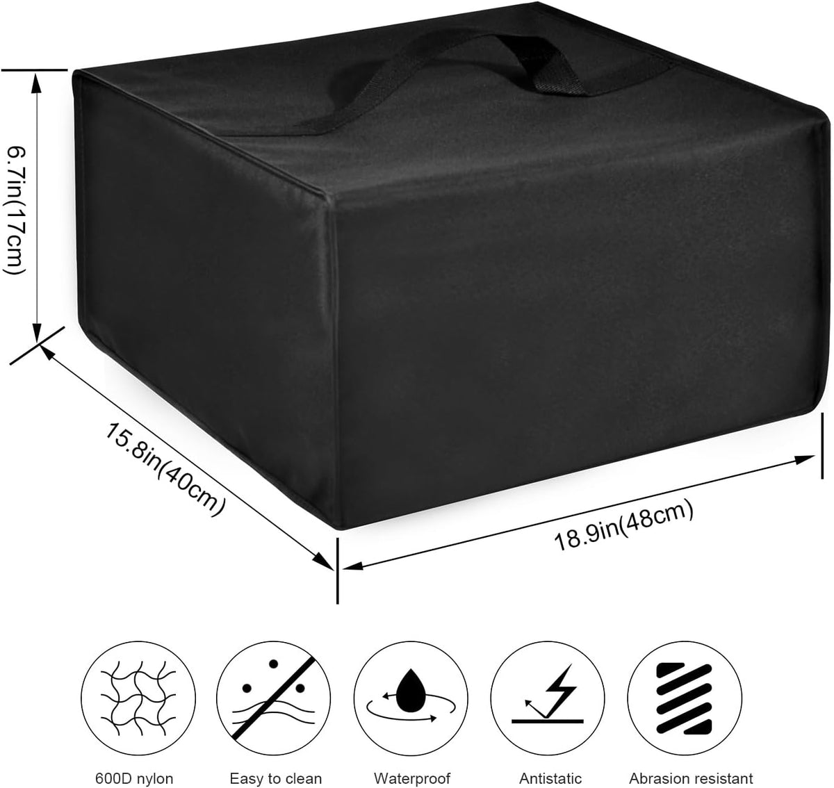 600D G3290 5000 Printer Dust Cover Heavy Duty Nylon Antistatic Waterproof Convenient Protective Case for Canon Mobile