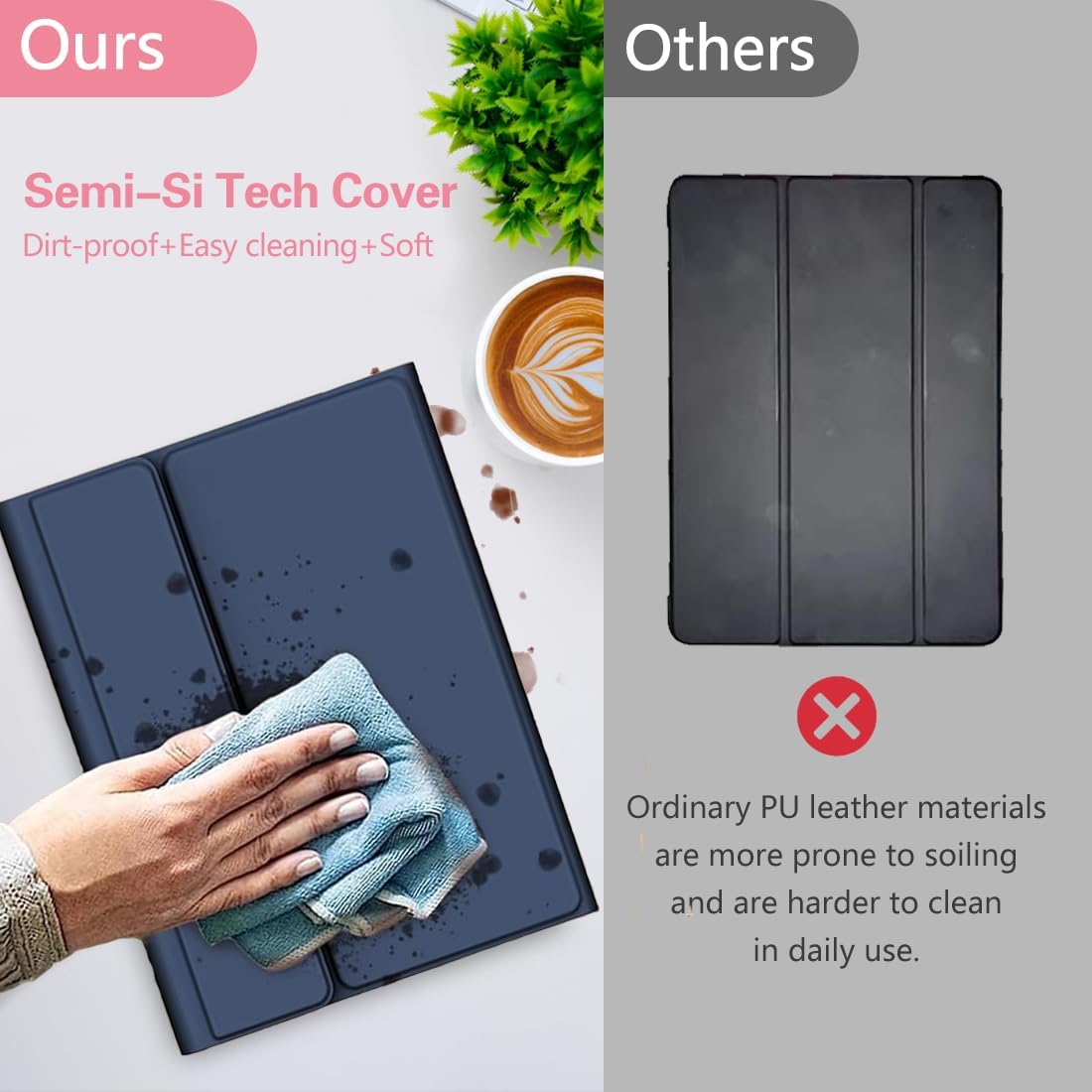 Keyboard Case for Samsung Galaxy Tab A9 Plus 5G 11 inch 2023 (SM-X210/X216/X218), 7 Color Backlit Detachable Keyboard Bluetooth, Smart Folio Cover with S Pen Holder for Galaxy Tab A9+ 11"（Dark Blue