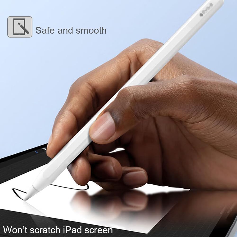 Replacement Tips for Apple Pencil 2nd Generation/ 1st Generation Tips, iPencil Nibs Accessories for iPad Pro Pencil 2/1 Gen(4 Pack)