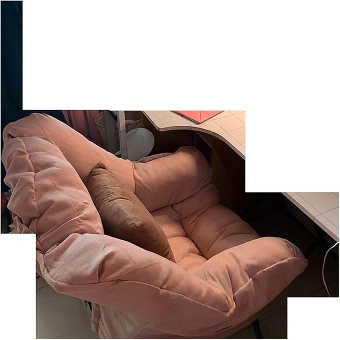 Gaming Chair Computer Chair Sofa Wholesale Armchair Bedroom Comfortable Chair Armchair Chair (Color : Tq Dark Gray Suede L)