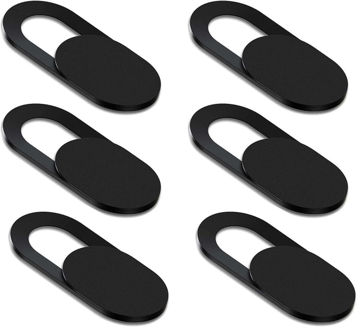 iBarbe [6 Pack] 0.027in Webcam Cover Slide Ultra Thin Web Camera Cover fits Laptop, Desktop, PC, Macboook Pro, iMac