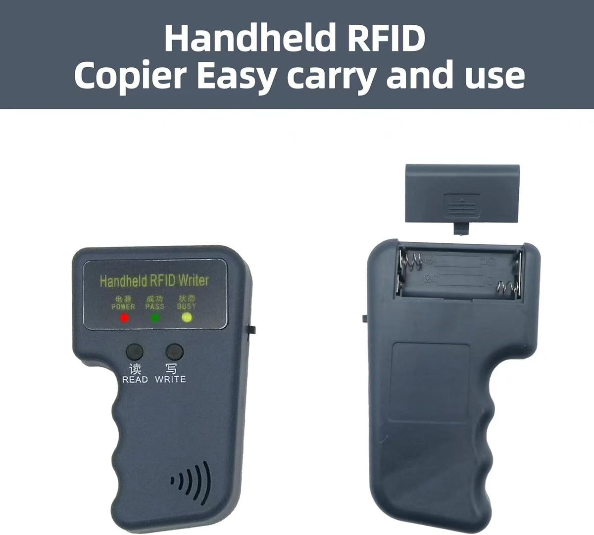 Bivpreom 125khz 125khz 5pcs T5577 5pcs T5577 RFID Reader Writer,Handheld RFID Copier,RFID Reader for Id and Hid Cards