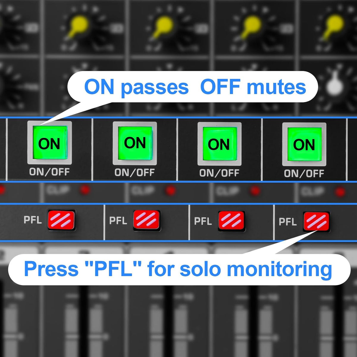 12-Channel Professional Audio Mixer, FX-12usb Mixing Console with XLR Inputs, Bluetooth, 99 DSP Effects, MP3, USB Interface for Podcast, Music, Recording, PC 13.39"x3.54"x18.90"inches