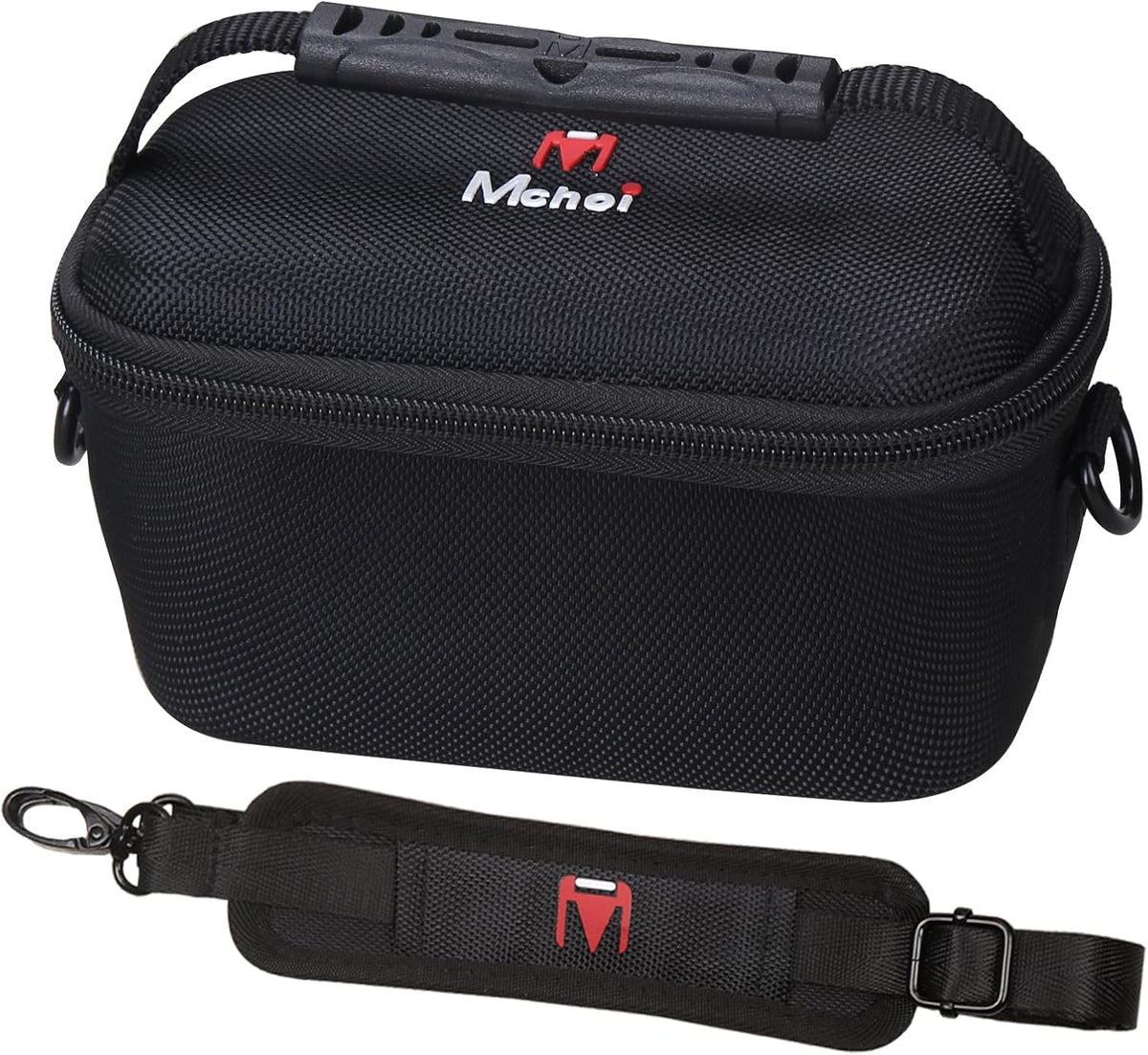a6000/a6400/a6600/a6100/a5100 Mchoi Hard EVA Travel Case for Sony Alpha Mirrorless Digital Camera (Black and Pink)