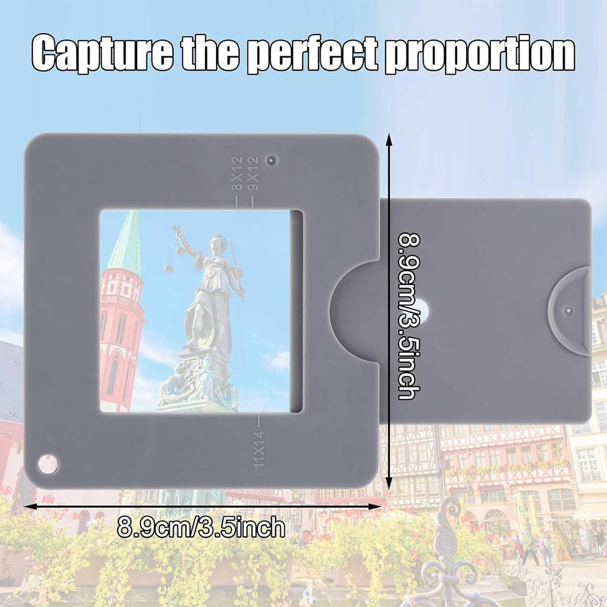 HZ Yihai Autumn 2 Pcs Portable Adjustable View Finder, Color Isolation Viewfinder for Photography,View Finder