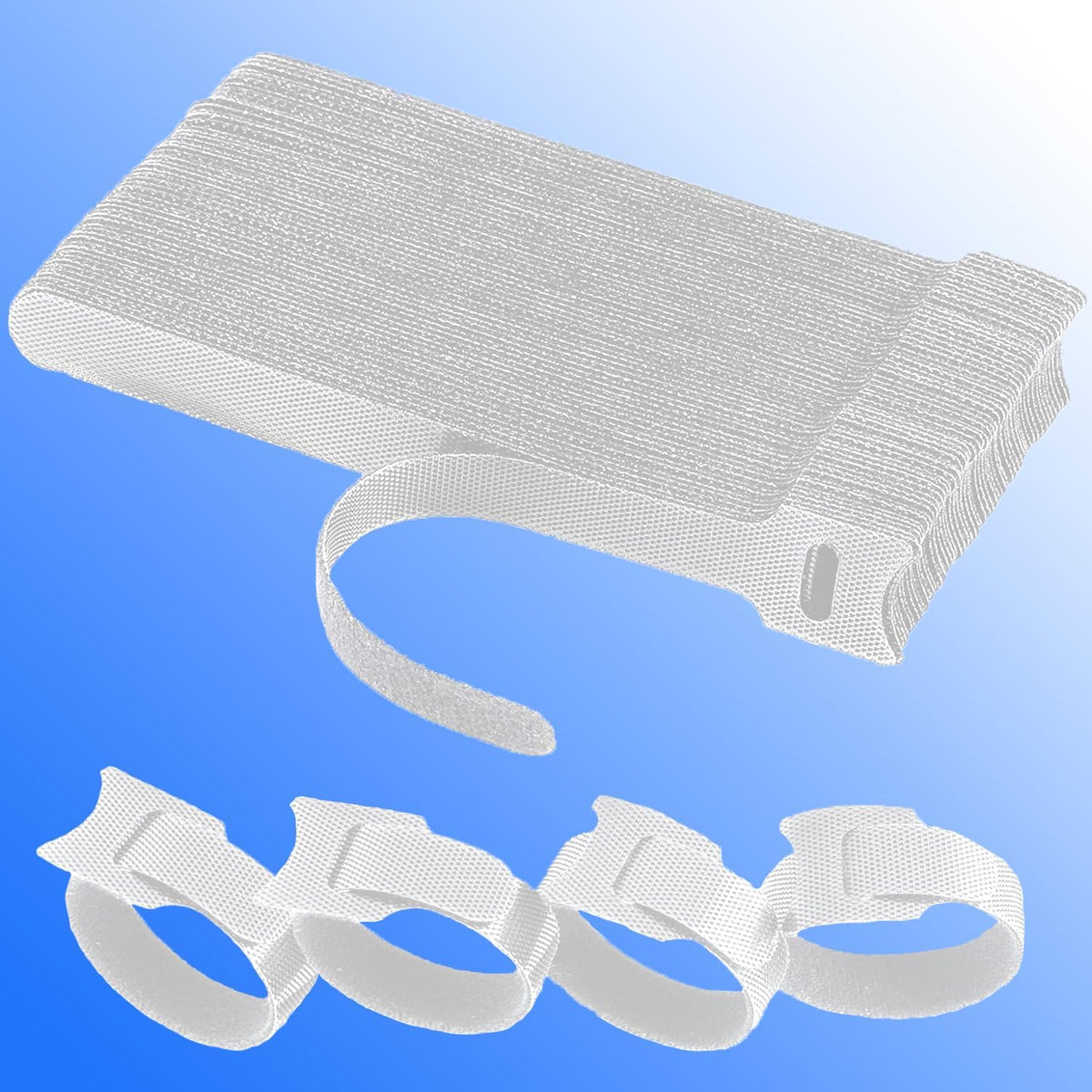 60 6 Inches California JOS PCS Reusable Cable Ties, Wire Ties, Cord Organizer, Cable Organizer, Adjustable Cable