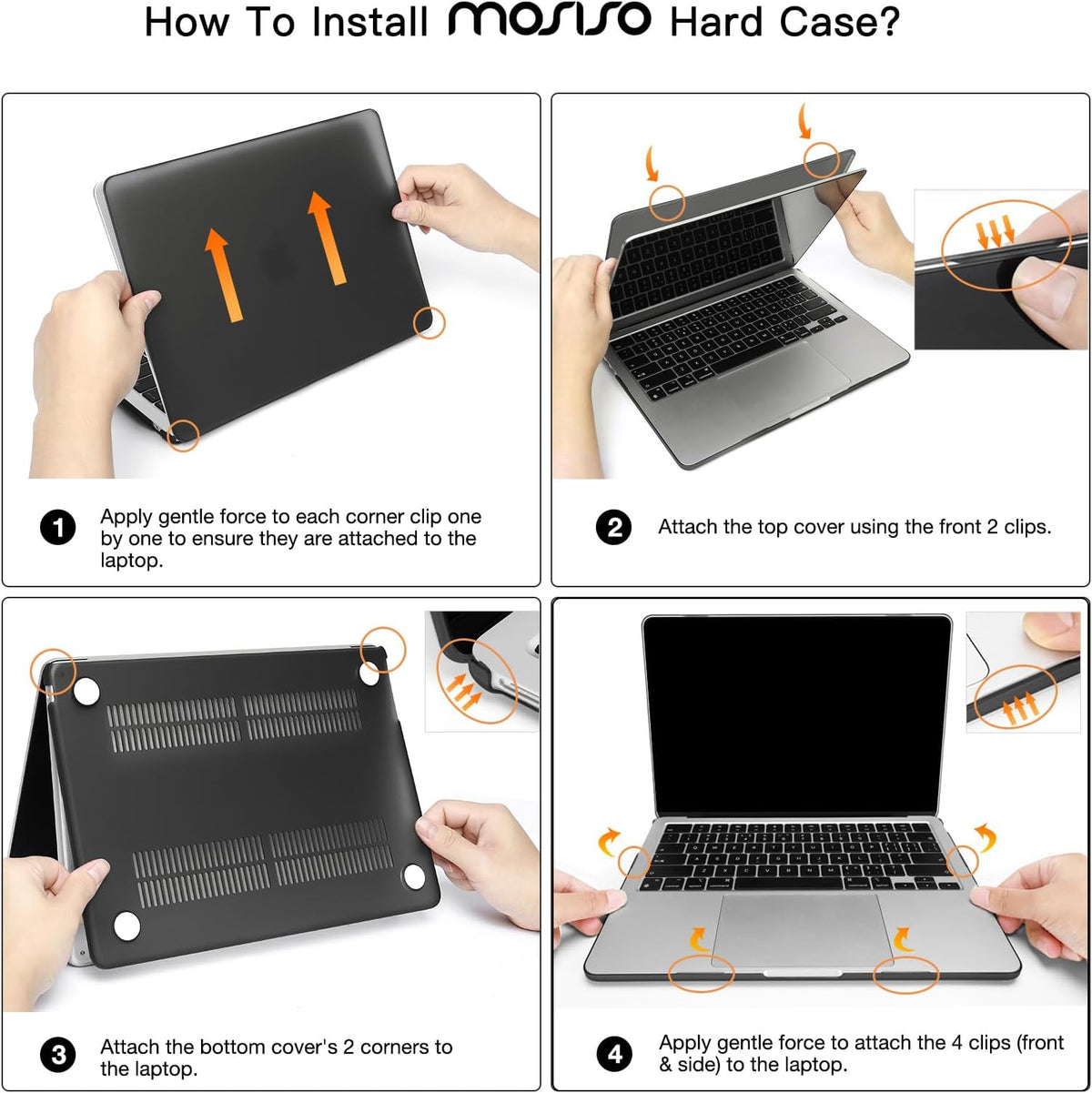 MOSISO Compatible with MacBook Air 13 inch Case 2025 2024 2023 2022 M4 A3240 M3 A3113 M2 A2681, Plastic Hard Shell&Keyboard Cover&Screen Film&Type C for MacBook Air 13.6 inch Case, Camel
