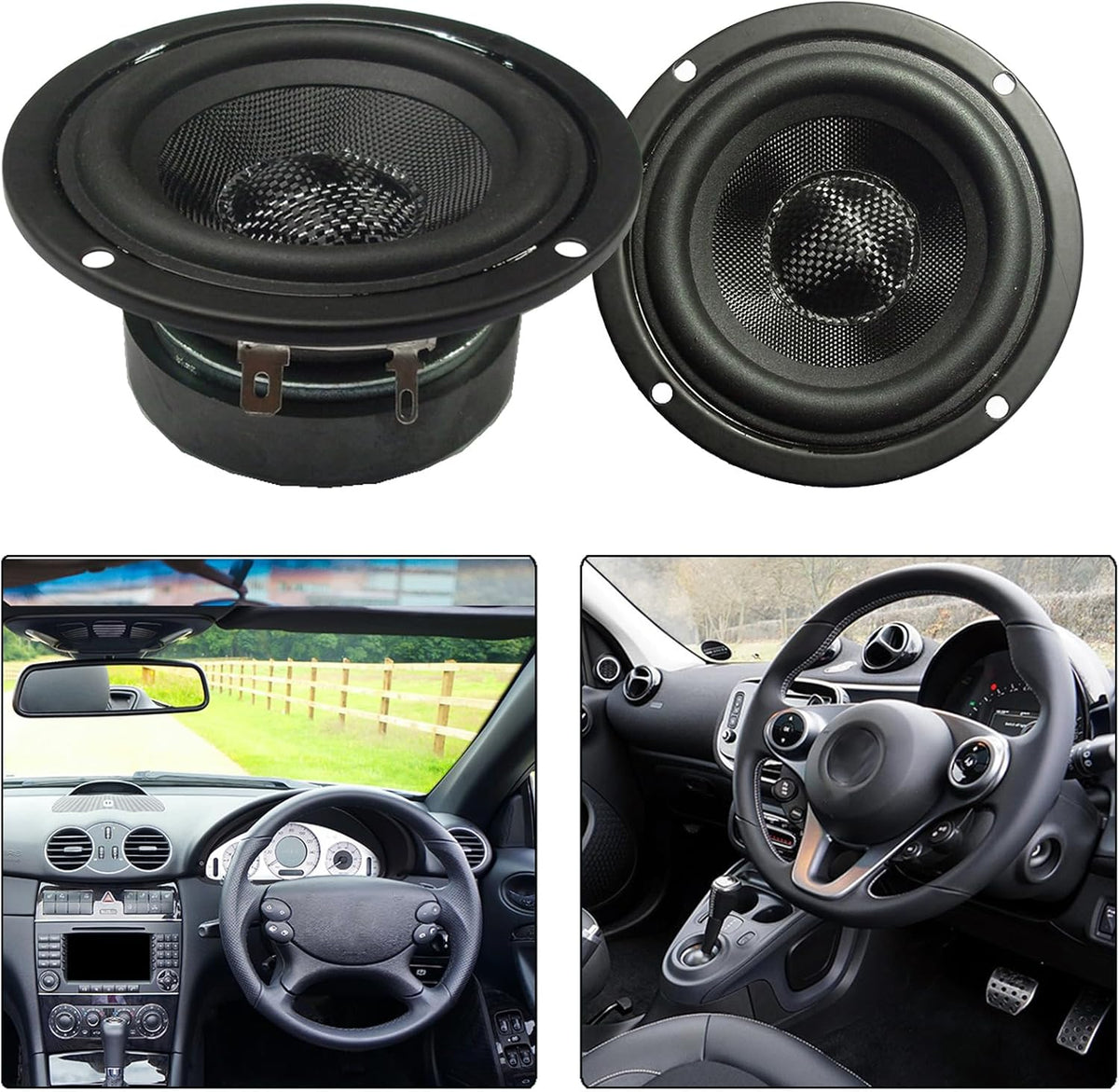 CHENZILIN 4.5inch 4Ohm 30W Glass Fiber Cone Woofers Subwoofer HiFi Speakers Low Frequency Powerful Bass