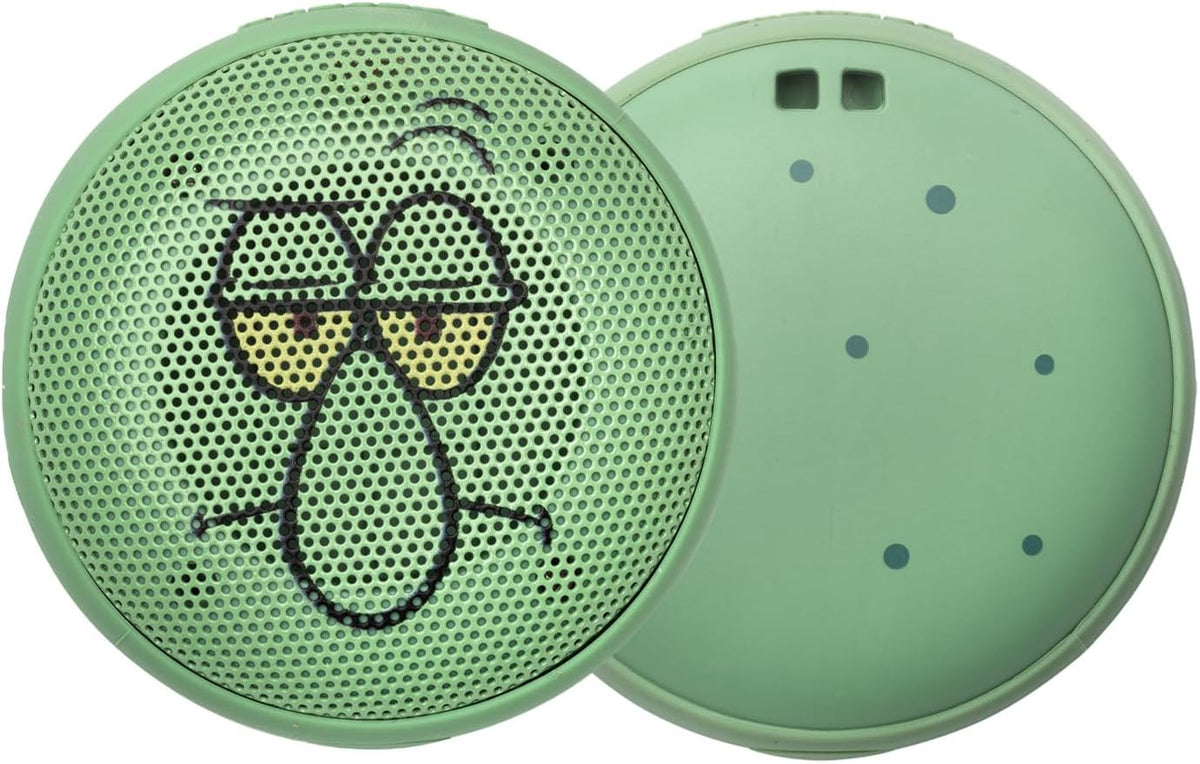 Speaqua Cruiser Speaker Squidward from Spongebob, Waterproof Bluetooth Speaker, Small Portable Bluetooth, Beach Accessory, Portable Outdoor