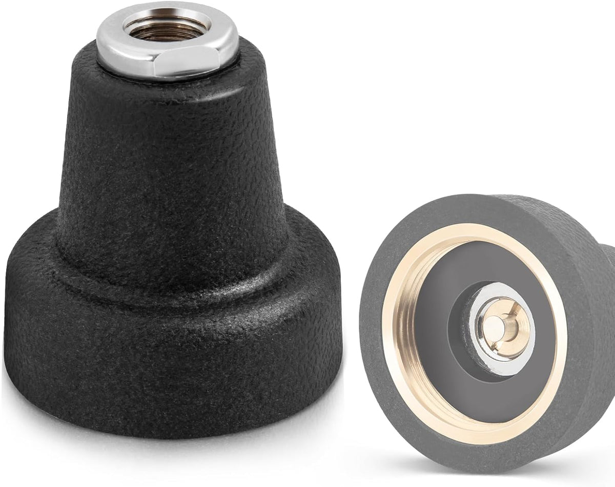 Anina 3/8 24 NMO to X Thread Adapter Antenna Mount for CB Ham Two Way Amateur Radio Antenna Brass Center Contact Low