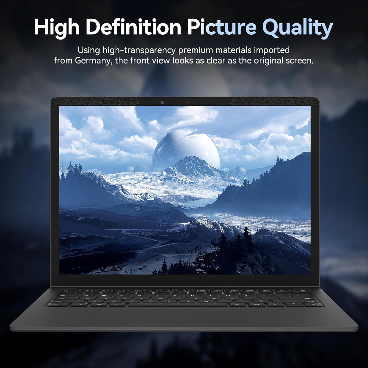 Magnetic 15.6 Inch Laptop Privacy Screen for 16:9 Computer Monitor, Removable Anti Glare Blue Light Filter Protector, 15 in Privacy Shield Compatible with Lenovo Hp Dell Acer Asus Thinkpad Envy Xps