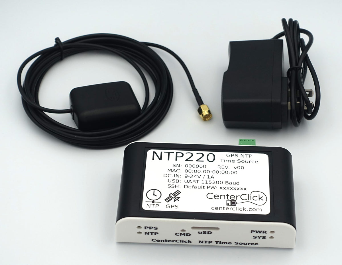 CenterClick NTP2xx Series GPS Based NTP Server Appliance (NTP220)