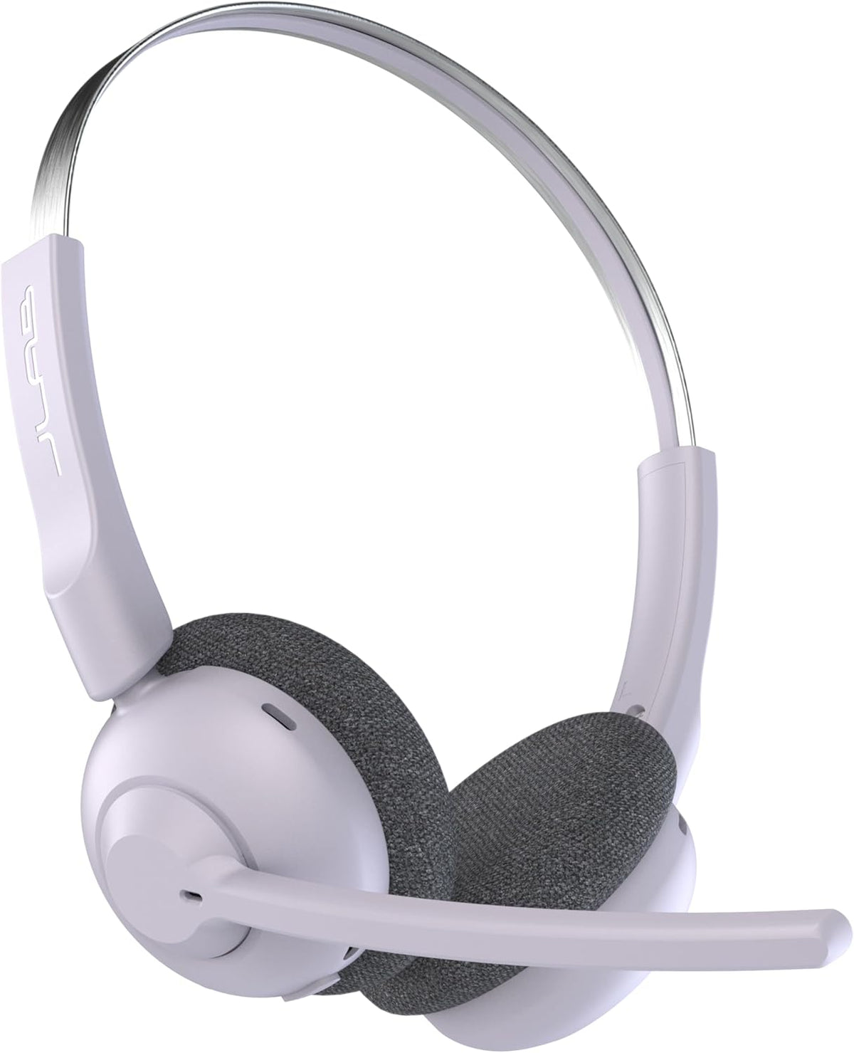 Headset, 50+ JLab Go Work Pop On-Ear Wireless Lilac, Hours Playtime, Bluetooth Multipoint, Rotating Boom Mic, Noise