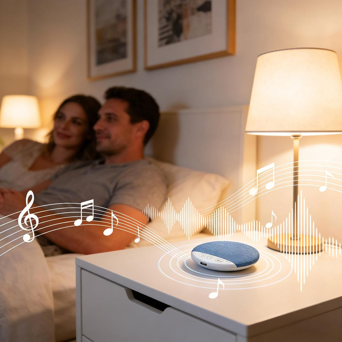 Generic Sleep Pillow Speaker, Bluetooth Pillow Speaker with White Noise Timer Wireless Sleep Aid with Stereo Bass