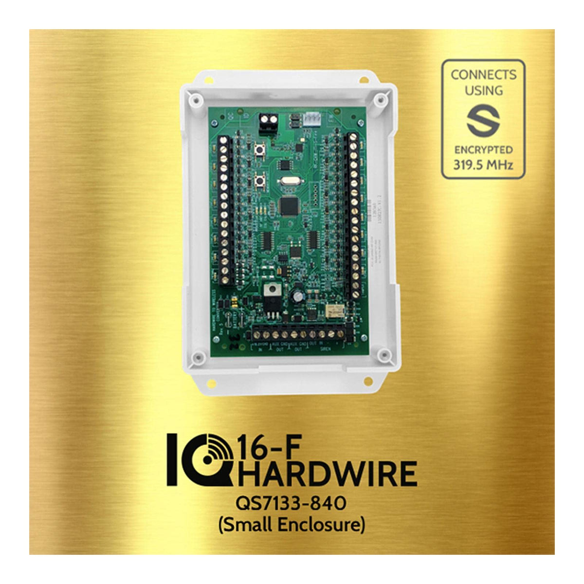 Qolsys QS7133-840 IQ Hardwire 16-F Wireless Converter