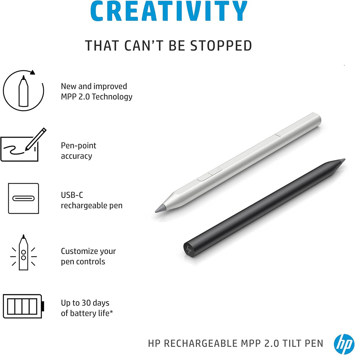 HP Active Rechargeable Tilt Pen MPP 2