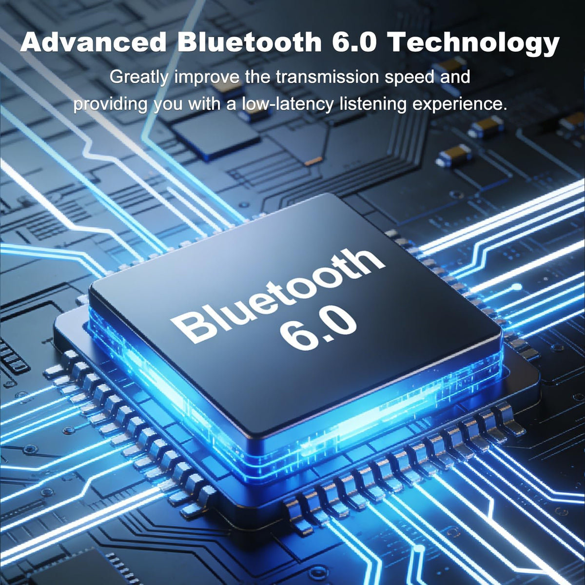 6.0 Swimming IP68 32GB MP3 Bluetooth Headphones, Waterproof Bone Conduction Headphones, Liquid Silicone Wireless Open