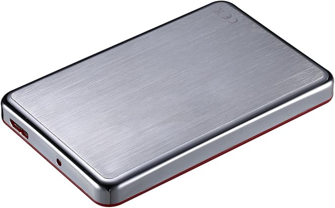 U3 2.5 inch USB 3.0 FAT32 Portable External Hard Drive - Red (120GB)