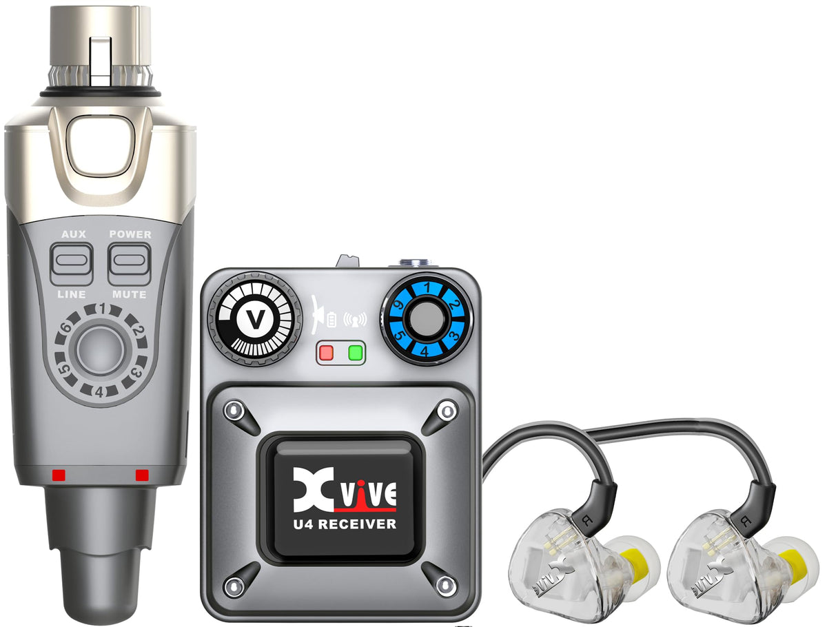 Xvive U4T9 Wireless in-Ear Monitor System Set with T9 in Ear Monitors