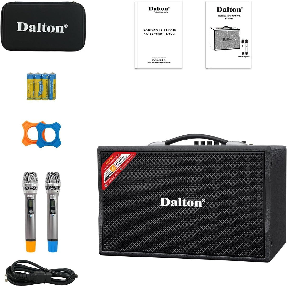 KS8Pro Karaoke Machine for Adults Karaoke Machine with Bluetooth and Wireless Microphone for Adults, Portable Bluetooth Speaker System with 2 Microphones, Loud Speakers for Tv Kareoke and Events Use