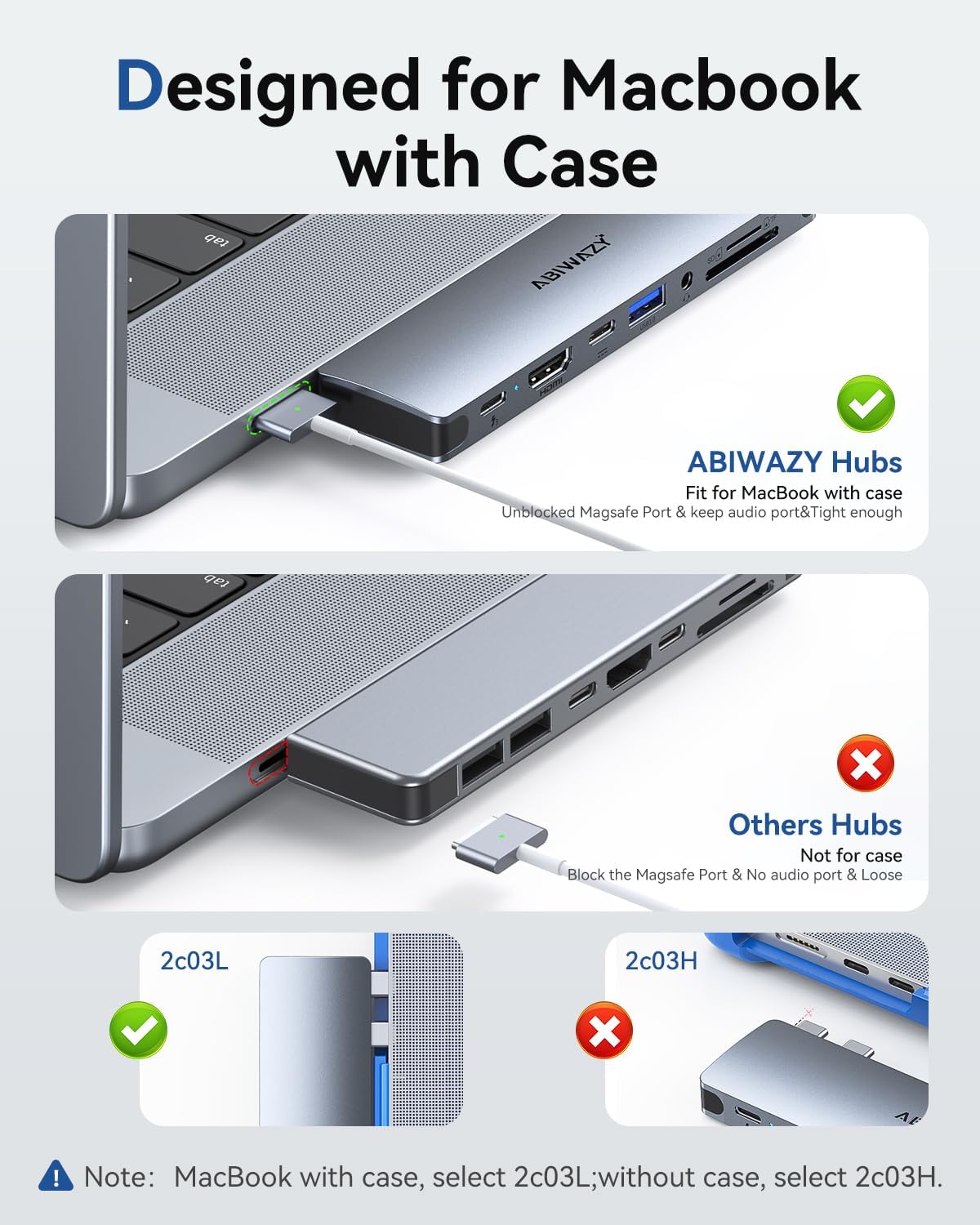 USB C Adapter HDMI USB Multiport Hub,8 in 2 Accessories with 4K@60hz HDMI,Thunderbolt 3,USB C and 3 USB A 3.0 Data Ports SD TF Card Reader, Audio (Grey)