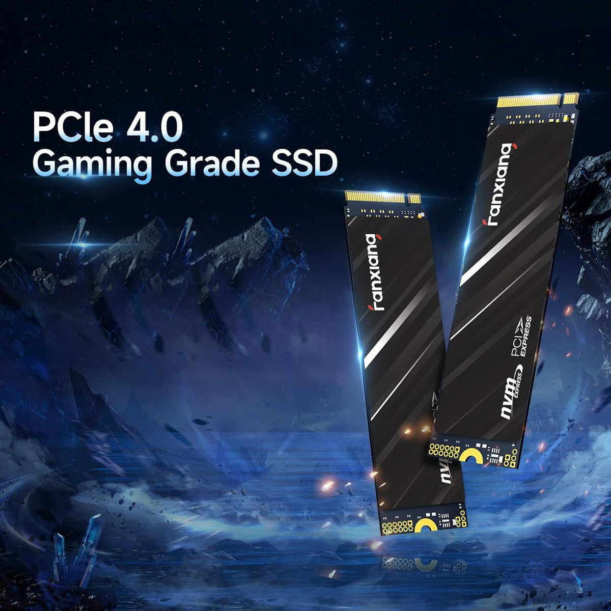 4TB SSD NVMe PCIe Gen4 M.2 SSD for PS5, Up to 5000 MB/s, Internal Gaming SSD for PS5, 3D NAND SLC Cache Solid State Drive Upgrade Storage for PC/Laptops S690Q