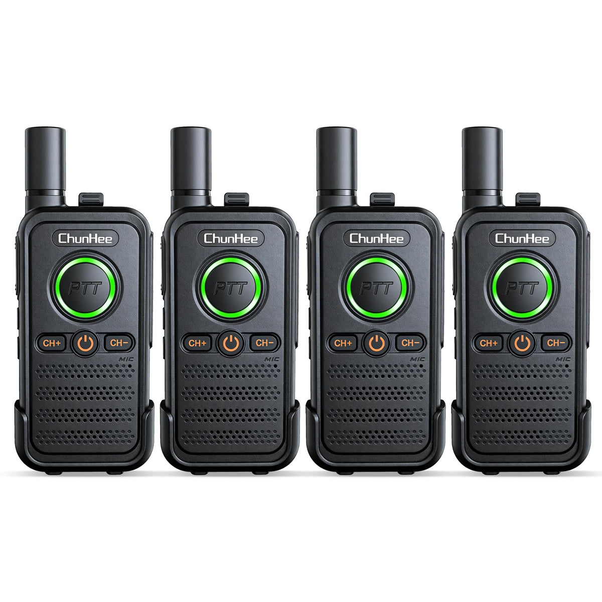 ChunHee Wireless Intercom System, 2 Way Voice Intercom for Home, 1.5-Mile Long Range, 16 Channels Portable Intercom with VOX & SOS Alarm, Easy Install