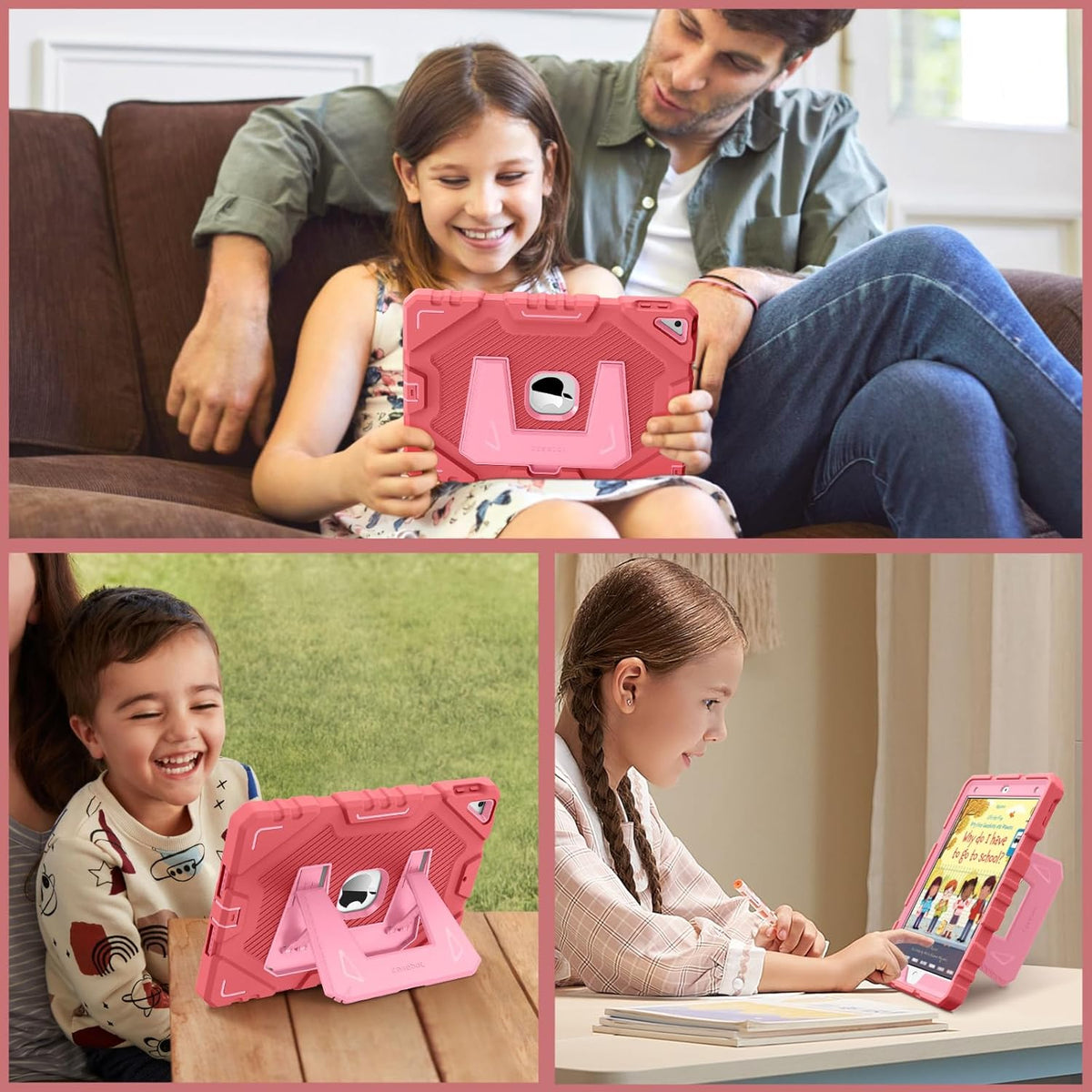 FINTIE 9th (2021) 8th (2020) 7th (2019) 10.2 Inch, Case for iPad Generation / Generation / Gen Fully-Body Rugged Heavy